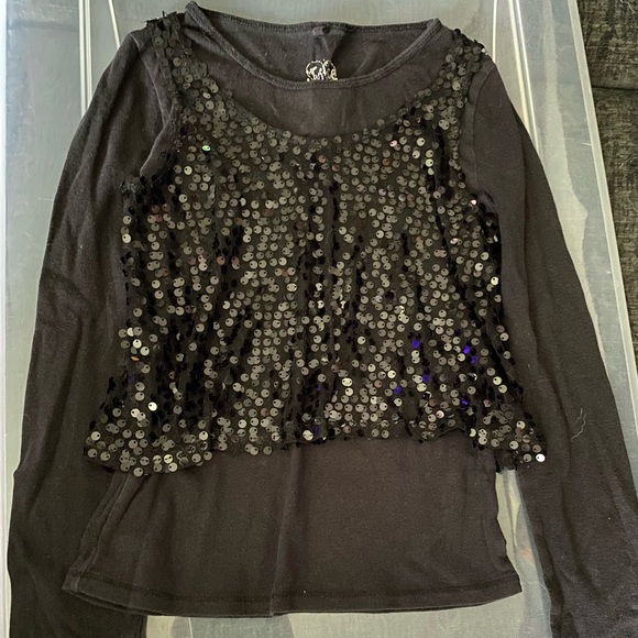 Girls size 8 Long Sleeve Shirt 3 Pack - Picture 4 of 6